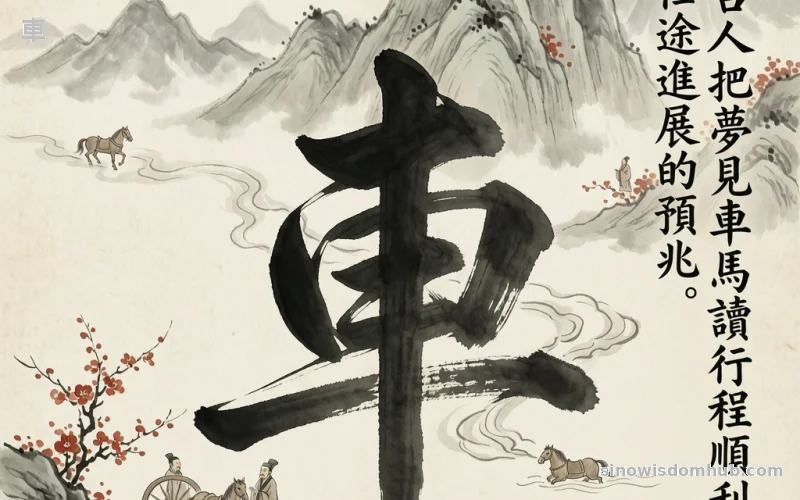 車 — 解夢配圖