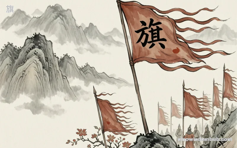 旗 — 解夢配圖